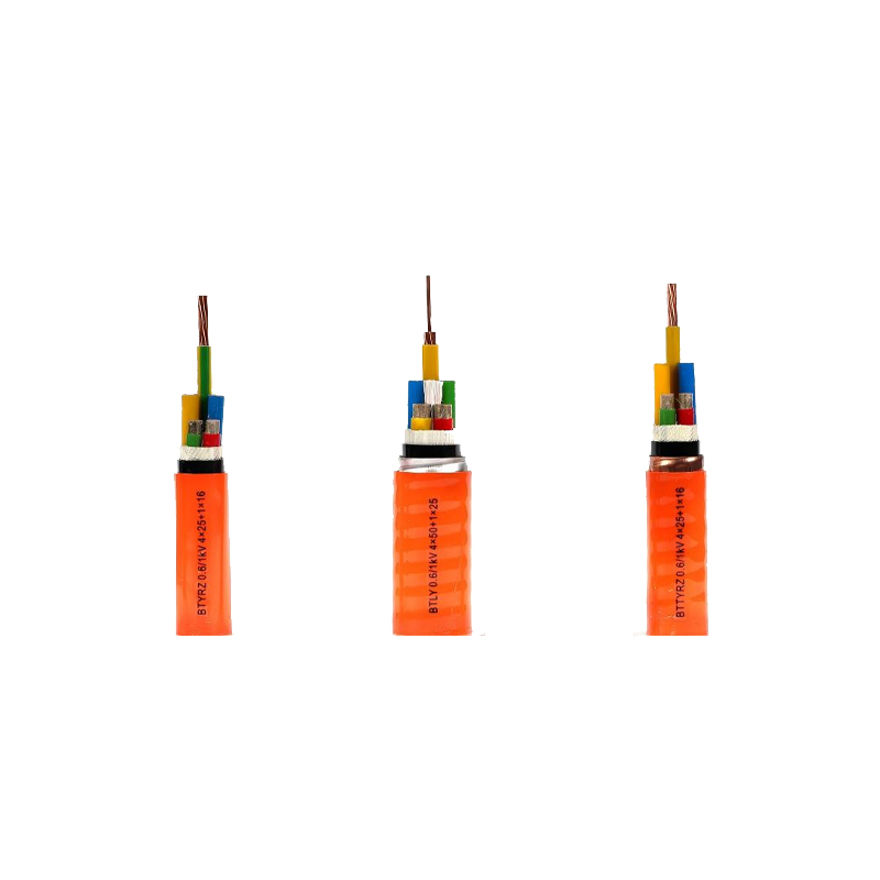 Wrinkles Copper Sheath Flexible Fireproof Cables